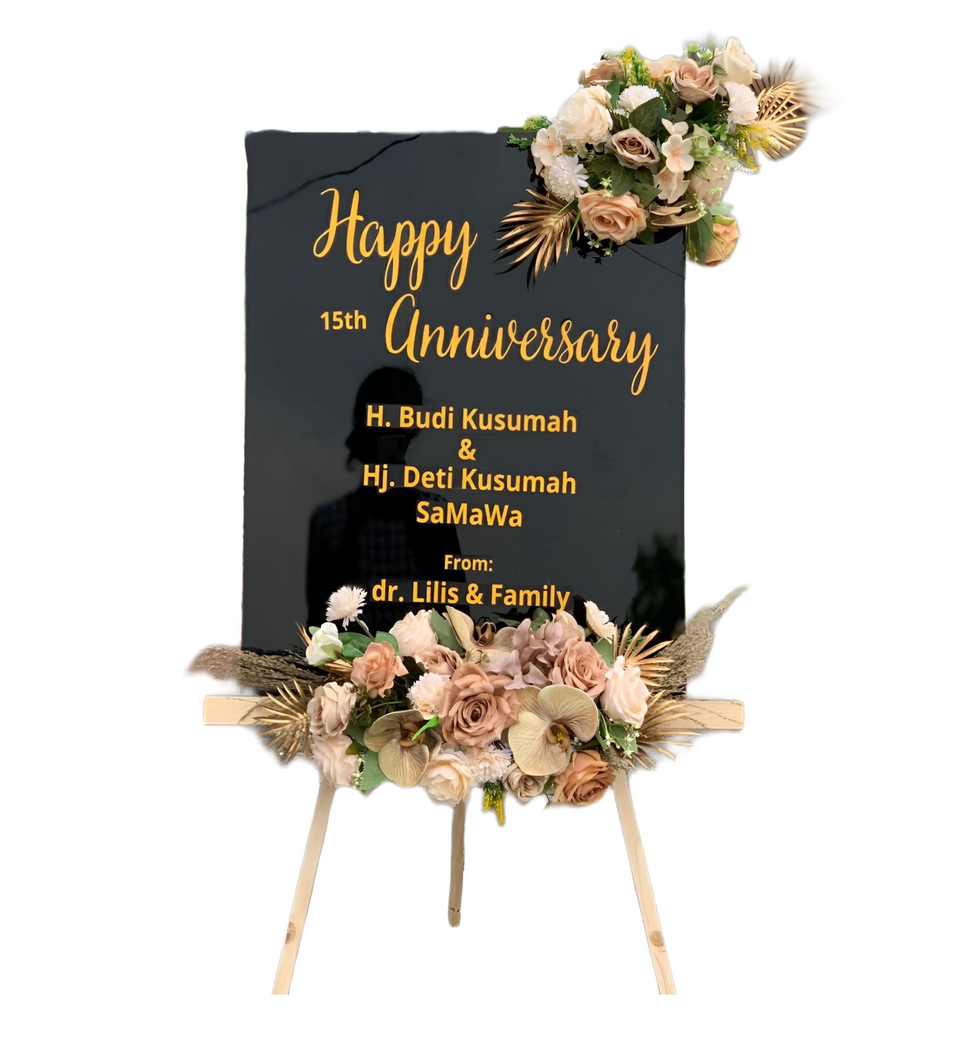 Papan Bunga Akrilik Cakranegara